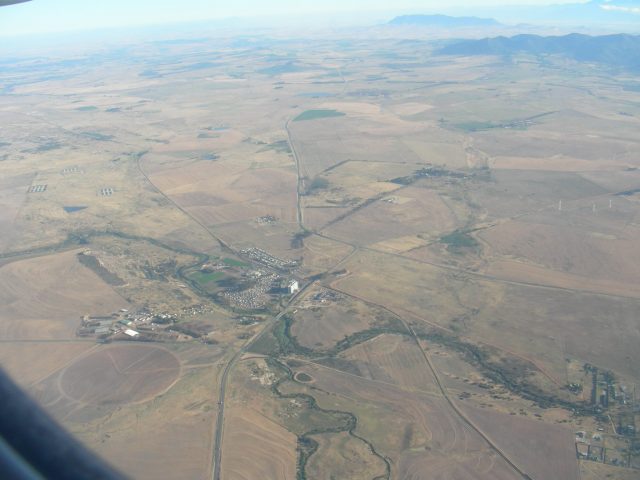 南アフリカ　上空